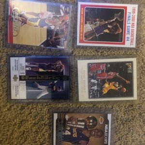 5 Top Kobe Bryant Cards all diff prices